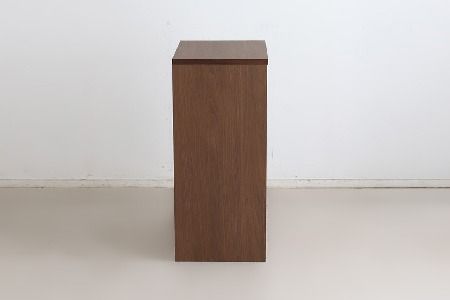 【東馬家具】カンザス 90チェスト BR【木目 天然素材 6段 グラデーション 収納力 上質 棚 完成品】(H060635)