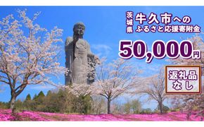 【 返礼品なし 】 茨城県 牛久市 ふるさと応援寄附金 ( 50,000円 ) [ZZ005us]