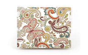 【文庫屋大関】箱まち小銭入れ　ペイズリー【皮革工芸品】 ファッション小物 財布 民芸品 