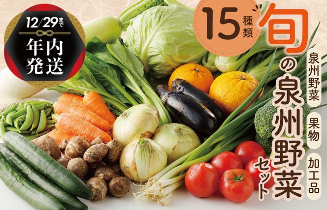 010B507y 【年内発送】旬の野菜セット 詰め合わせ 15種類 国産 新鮮 お試し おまかせ お楽しみ