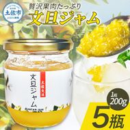 贅沢果肉たっぷり文旦ジャム 土佐文旦 文旦 5瓶