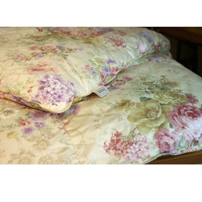 ニッケ高級羽毛ふとん ピンク（ハンガリー産ホワイトダックダウン）【2436N05114】