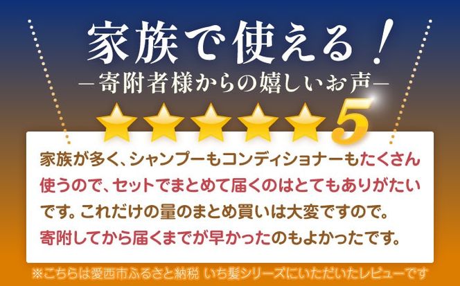 いち髪　ダメージリペア＆カラーケア　シャンプー＆コンディショナー　詰替え用　各５袋セット　　Kracie　クラシエ　シャンプー　日用品　愛西市 / クラシエホームプロダクツ[AEBE004]
