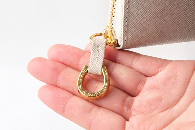 SOMES PT-71 ラウンド長財布 (アイボリー) [ソメスサドル 北海道 砂川市 12260856] 財布 サイフ さいふ 革 レザー ラウンド ファスナー ラウンド 長財布 本皮 牛皮 アイボリー