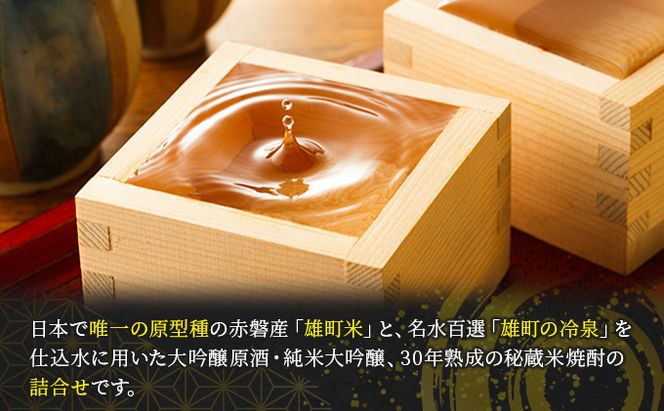 櫻室町 秘蔵 米焼酎 ・ 大吟 ・ 純米 大吟 詰合せ セット お酒 日本酒 