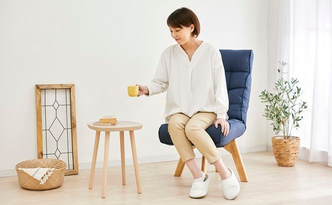 イス 回転ファブリックチェア FACN-K ブルー 椅子 回転チェア おしゃれ 回転 ダイニング リクライニング 北欧 一人掛け チェア 肘なしタイプ 肘なし ダイニングチェア リクライニングチェア ファブリックチェア アイリスオーヤマ 新生活