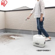 充電式ポータブルウォッシャー JPW-T81-W/H ホワイト/グレー 洗浄機 コードレス 充電式 バッテリー式 ホース タンク 温水洗浄 大容量 洗車 ガーデニング 屋外 持ち運び アイリスオーヤマ 掃除グッズ 