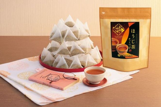 茶師吟味のほうじ茶ティーバッグ100P(50P×2袋)〈お茶 茶 ほうじ茶 ティーバッグ ティーパック 碾茶 茎 香り すっきり カフェイン 風味 スッキリ 飲料 加工食品〉 