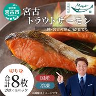 【宮古市】宮古トラウトサーモン2切×4p