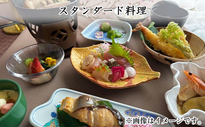平日 つがる富士見荘宿泊券：［1名:1泊2食・展望和室］1ドリンク付き 旅行 温泉 