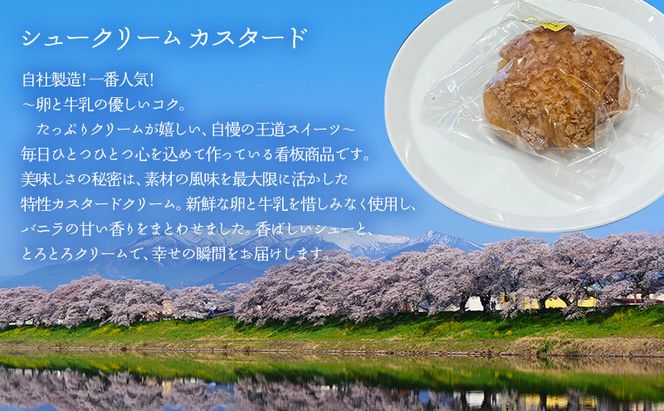 シュークリームカスタード10個セット シュークリーム カスタード 10個入 セット 詰め合わせ 当店一番人気 濃厚 卵 と 牛乳 の コク スイーツ 冷凍 焼き菓子 ギフト 個包装 お菓子 お取り寄せ デザート 大河原町 おてんとさん 自社製造