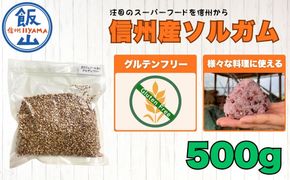 【先行予約】飯山産ソルガム 500ｇ 1袋 《出荷時期：2026年12月中旬頃〜》（Cn-001）