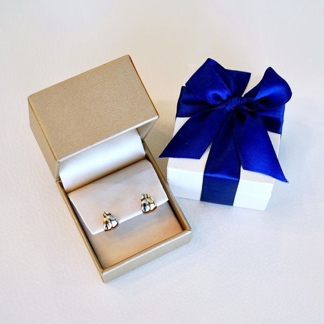 K18(18 金) /Pt900 イエローゴールド 18金 プラチナ 地 金 コンビ ピアス 保証書付 KO-0074 SWAD101