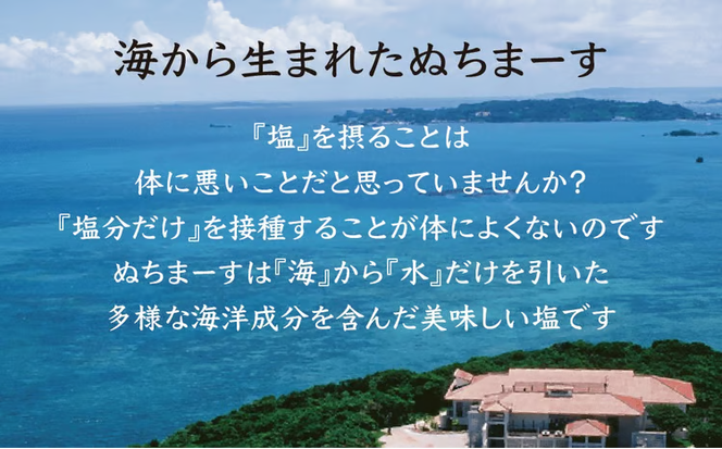 ［沖縄の海塩］ぬちまーす(111g）×1袋