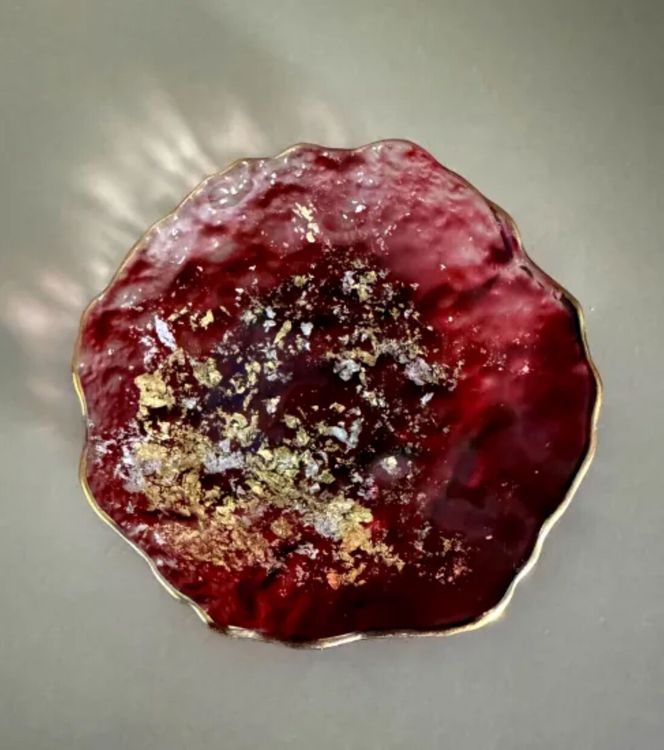 豆皿 口金ロック グラデーションレッド ［NF163］ 303446_CU90077VC02