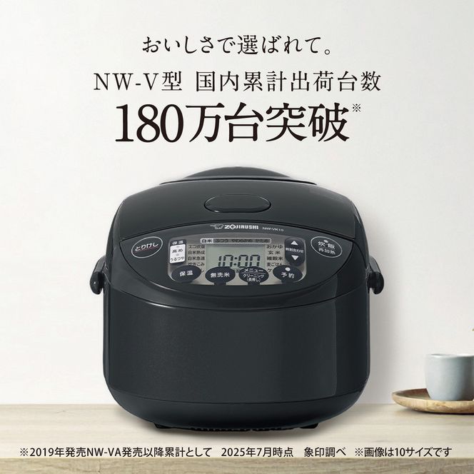 象印 IH炊飯ジャー ( 炊飯器 ) 「 極め炊き 」 NWVK18-BA ( 1升炊き ) ブラック 272183_AK104