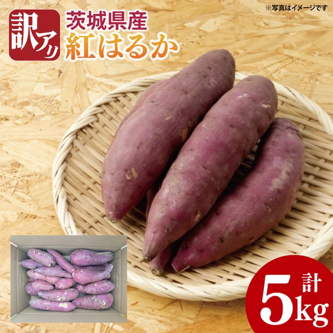 【数量限定】訳アリ 茨城県産紅はるか 約5kg｜さつまいも 芋 サツマイモ 紅はるか 訳あり わけあり 茨城県 取手市（AS003-1）