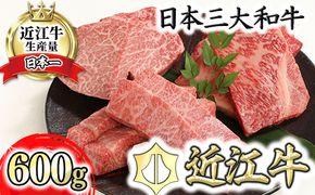 【2月末までに発送】【げんさん】近江牛A5ランク厳選カットステーキ3種【600g】【DG03W-2m】