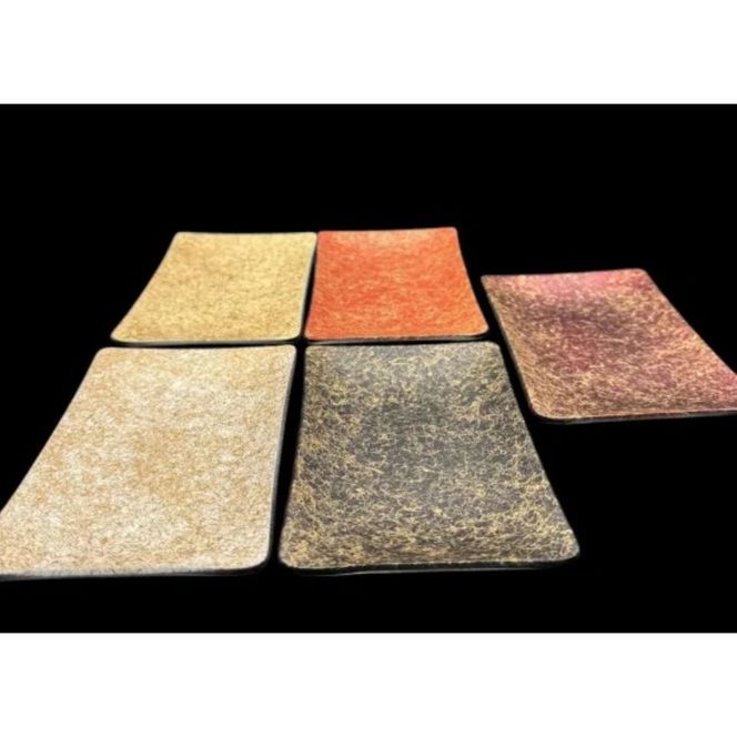 角小皿 乱糸（マット仕上げ）5枚セット［NF100］ 303446_CU90047