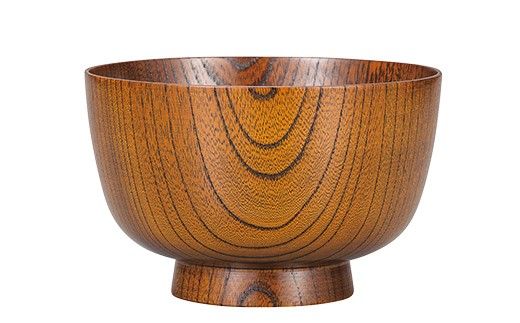 欅　切立汁椀　拭漆　4.5 山中漆器 伝統工芸 工芸品 木製 漆塗 国産 日本製 F6P-3293