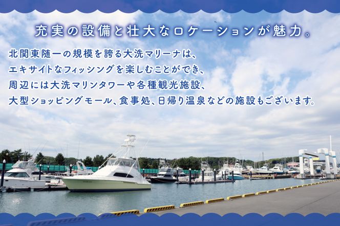 大洗マリーナ 利用券（50万円分） 施設利用 チケット 利用券 係留料 艇置料 レジャー 体験 観光 旅行 釣り フィッシング 大洗町 大洗