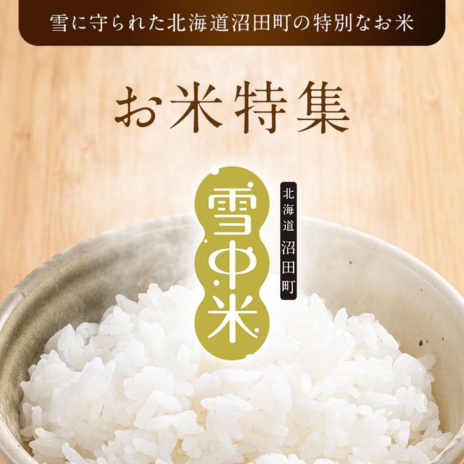 令和7年産 特Aランク米 ななつぼし 玄米 5kg（5kg×1袋）【6月発送】 雪冷気 籾貯蔵 雪中米 北海道 nr-1132