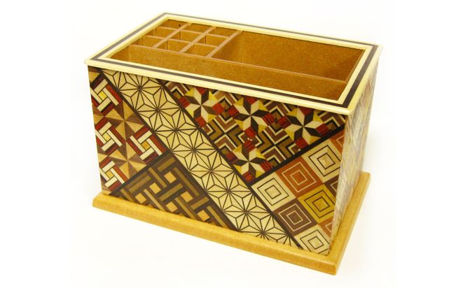 【寄木細工 レターラック 小】 142069_CW090