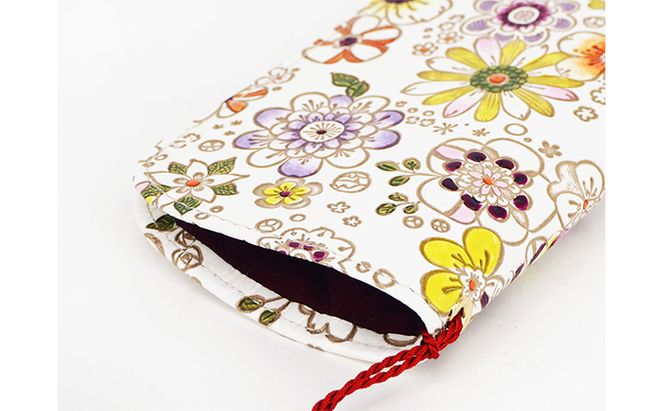 【文庫屋大関】メガネケース　みつばち【皮革工芸品】 ファッション小物 民芸品 