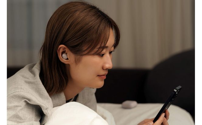 極小ワイヤレスイヤホン final ZE500 for ASMR 【DARK GRAY】 入眠 / リラックス / ラジオ / VR / バイノーラル / ASMR / 360オーディオ 141305_DC54VC01