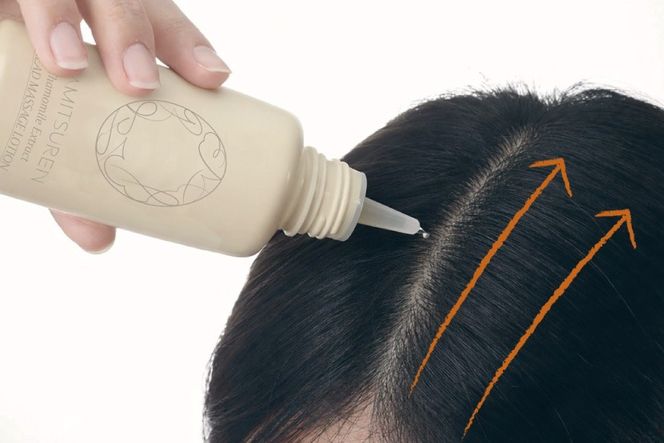 華密恋 ヘッドマッサージローション 1本 130mL [カミツレ研究所 長野県 池田町 48110788] カミツレン カミツレ