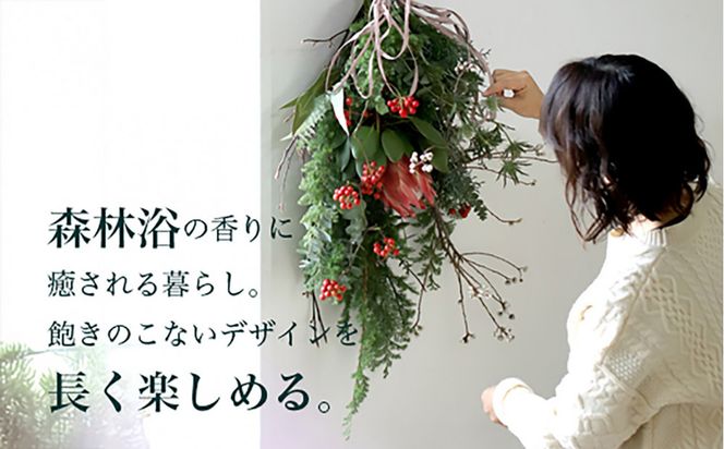 952.ホリデーシーズンを愉しむスワッグ――フレッシュからドライフラワーへ。長く飾れる季節限定品 冬支度 313726_BC033