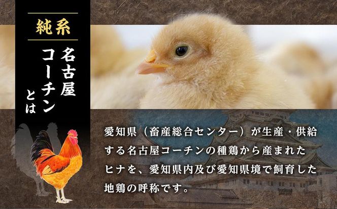 純系名古屋コーチン　モモ・ムネ・ササミセット【カット済のボリューム1.2kg】 232238_DL001