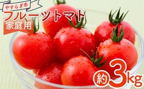 【2026年1月以降発送】フルーツトマト 3ｋｇ 家庭用 yr-0068