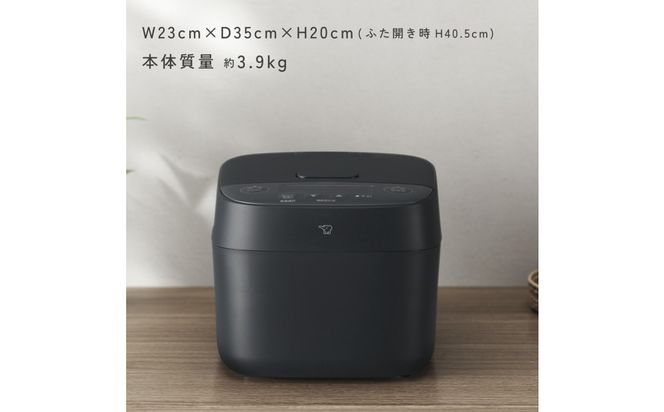 象印 IH炊飯ジャー 5.5合炊き ( 炊飯器 ) 「 極め炊き 」 NVKA10-BA ブラック 272183_AK102