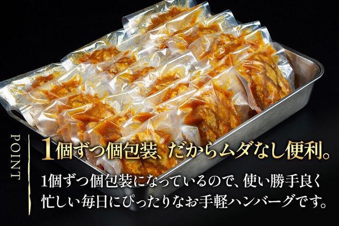 お肉屋さんのハンバーグ 昔懐かしいデミグラスソース(160g×4個)＆和風オニオンソース(150g×4個) 計1240g [ハンバーグ 肉 おかず 惣菜 個包装 簡単 湯せん 洋食 湯煎 個別包装 小分 お弁当 便利 お試し]|06_thm-040801