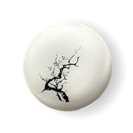 丸小皿  桜 純白（墨桜） ［NF274］ 303446_CU90102VC02