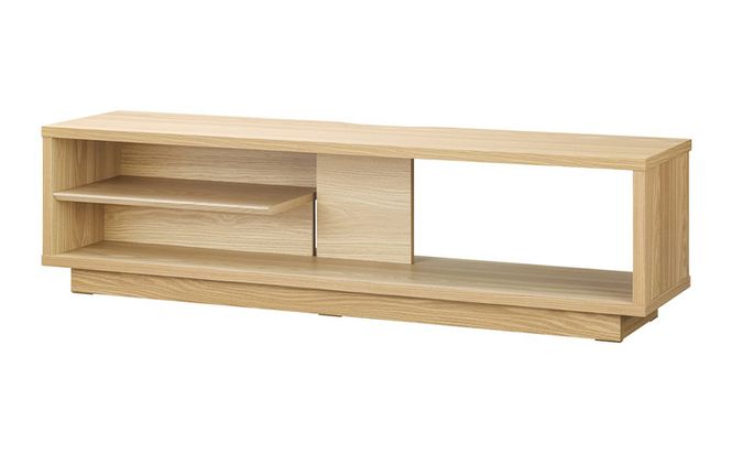テレビ台 ローボード 幅120 TV台 OTS-120SR ナチュラル アイリスオーヤマ 木製 テレビボード テレビラック AVボード 収納 ラック スリム 薄型 45V 50V 45型 50型 