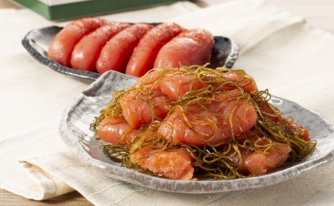 あさくらの めんたい 自慢の2品【配送不可：離島】 魚貝類 明太子 辛子明太子 昆布明太子 