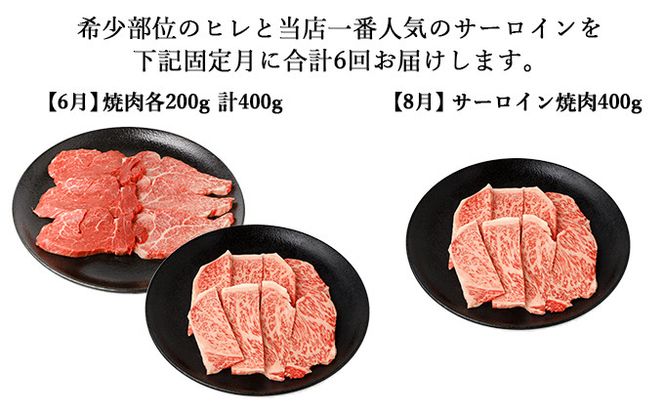 【年6回偶数月発送】伊賀牛 A5ヒレ・サーロイン 定期便C 総合計約2.3kg 242161_BE061