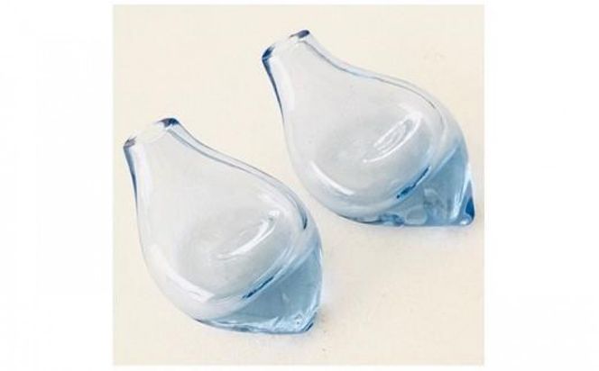 ＜Aji Glass＞　箸置き　ひと花　2個セット　(GIFT BOX付) 372013_AN002