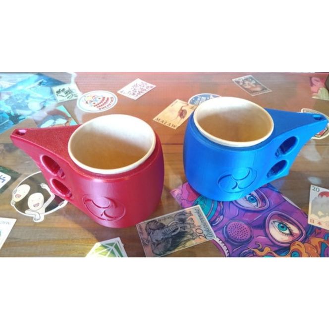 ククサ型 缶/紙コップホルダー ペア 2個 ククサホルダー 結婚祝い ギフト キャンプ BBQ 日用品雑貨 インテリア キャンプ用品 キッチン用品