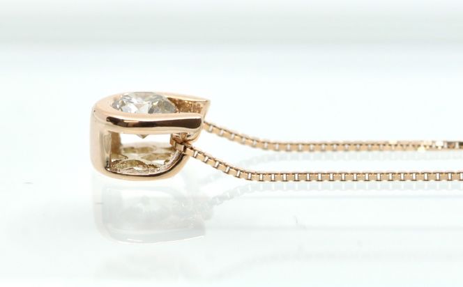0.18ｃｔ 10金 ネックレス ピンクゴールド 管理番号 RTJ-016 246-002-PG