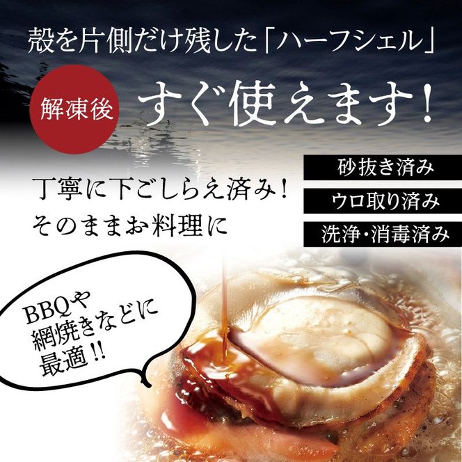 北海道 噴火湾産 ホタテ 片貝 選べる サイズ S M L 内容量 計 10枚 ～ 45枚 内浦湾 噴火湾 新鮮 一枚ずつ 急速冷凍 とても甘い 旨み バター醤油焼き 酒蒸し グラタン風焼き バーベキュー 網焼き 海の味覚 海鮮 魚介 貝 海産物 お取り寄せ 函館市 送料無料_HD117-034-sku