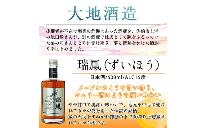 瑞鳳(ずいほう)(500ml・1本) 酒 お酒 日本酒 アルコール 飲料 【FG20】【尺間嶽酒店】