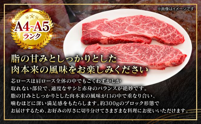 【A4～A5ランク】 【厳選希少部位】 くまもと黒毛和牛 芯ロース ブロック 約1.2kg  (約300g×4パック) 和牛 ブロック 牛肉 お肉 ロース 黒毛和牛 冷凍 小分け 焼肉 BBQ おかず ギフト 熊本県 八代市
