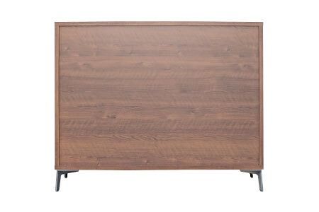 ラクト 120シェルフ ブラウン【飾り棚 ディスプレイラック 本棚 収納 ブックシェルフ 完成品】(H062262)