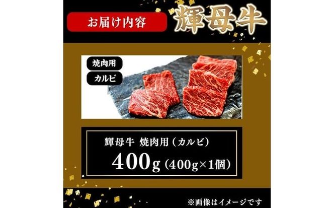 輝母牛焼肉用(カルビ)(2人前400g/400g×1個) a9-050
