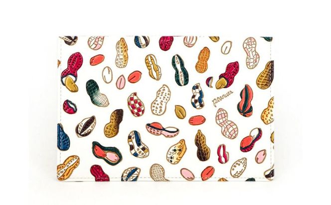 【文庫屋大関】パーソナルホルダー　ピーナッツ【皮革工芸品】 民芸品 雑貨 牛革 ポップ カラフル ピーナッツ柄 