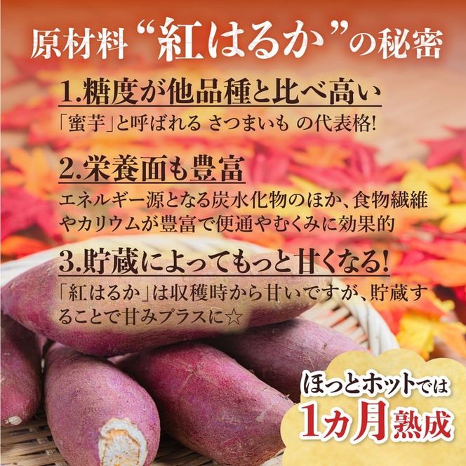【個包装】干し芋 計500g（約100g×5袋） ｜ 個包装 国産 サツマイモ さつまいも 紅はるか 保存料なし 添加物なし スイーツ 愛媛県 鬼北町 ほっとホット ※北海道・沖縄・離島への配送不可