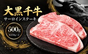 大黒千牛 サーロインステーキ 500g 約250g×2 黒毛和牛 和牛 サーロイン ステーキ 牛肉 牛 お肉 肉 ブランド牛 ステーキ肉 国産 冷凍 キャンプ BBQ アウトドア